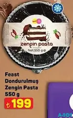 FEAST DONDURULMUŞ ZENGİN PASTA 550 G fiyat ve kampanya bilgisi